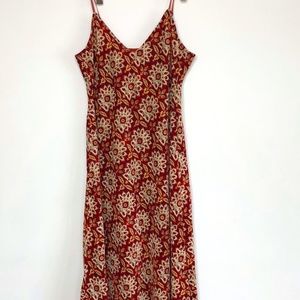 Velvet Slip Dress with great Print